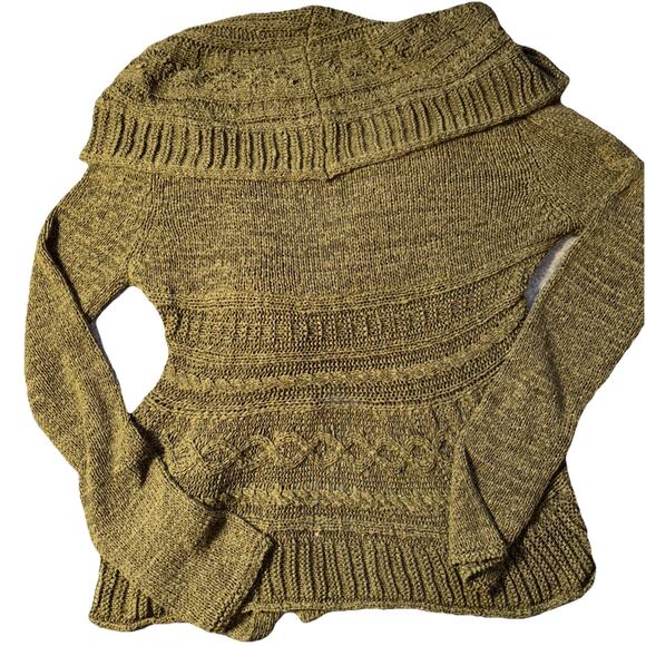 BCBG MAX AZRIA Sz Large Deep V-Neck TRUE WRAP Cardigan, Women’s Pine Green - Picture 2 of 8